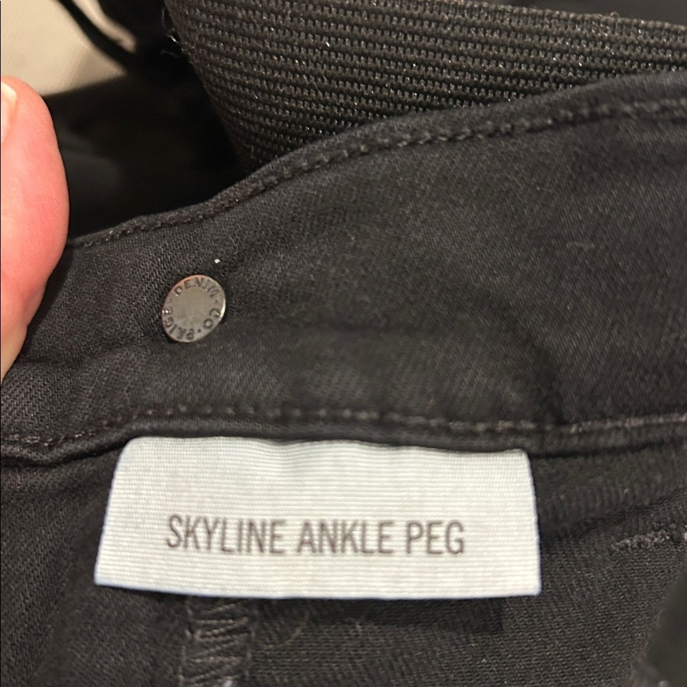 PAIGE Maternity Pants Skyline Ankle Peg - Picture 9 of 14
